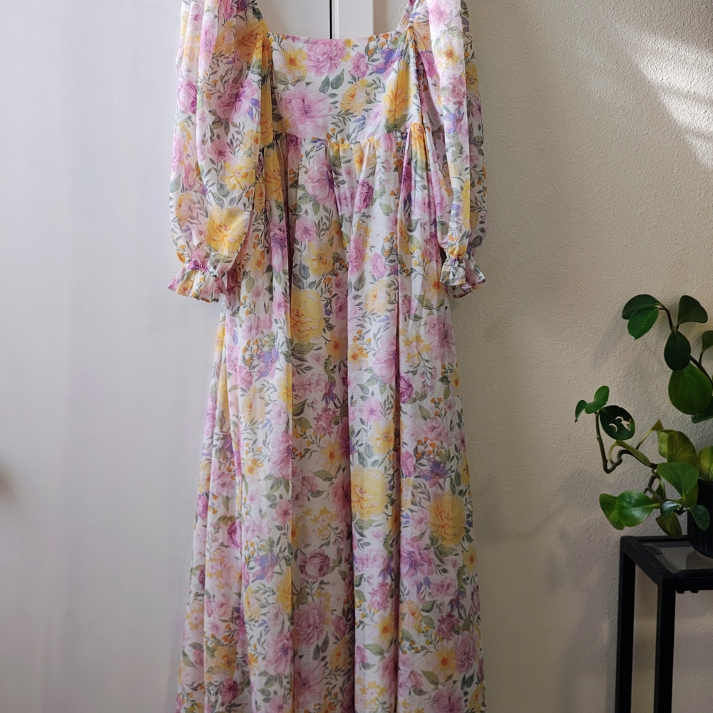 Floral Long Sleeve Dress